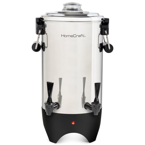 Comer En Quick-Brewing 1000W Automatic 45-Cup Coffee Urn, Stainless Steel - CO3479912