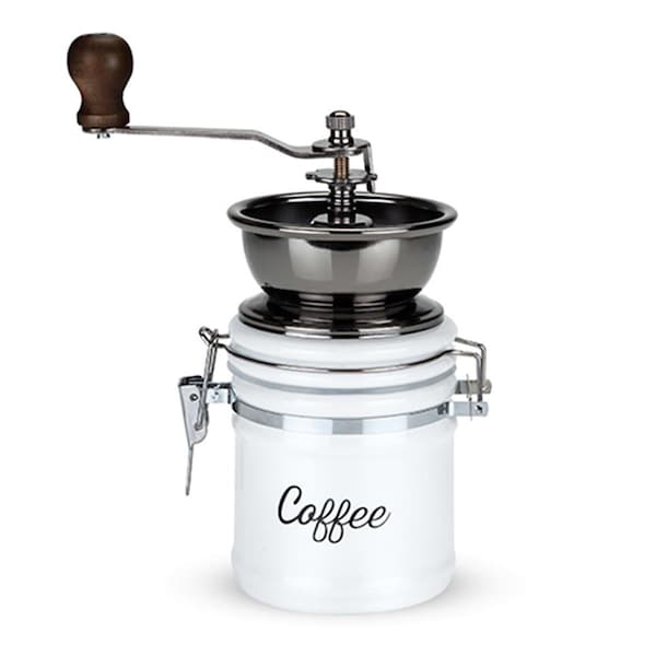 Twine Country Cottage Ceramic Coffee Grinder, White - 3851