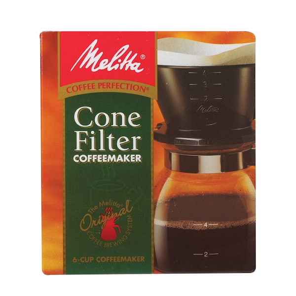 Melitta Melitta 6 cups Black Pour-Over Coffee Brewer - 640446