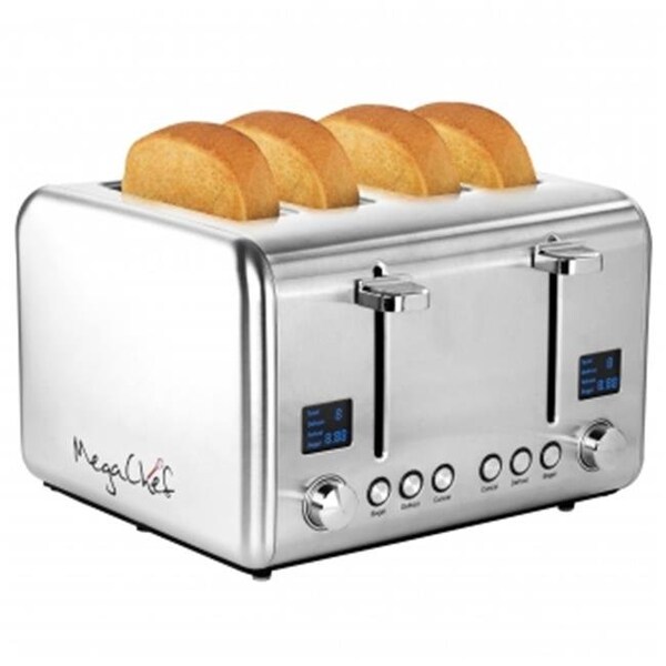 Megachef MegaChef MG-TS2500 4 Slice Toaster in Stainless Steel; Silver - MG-TS2500