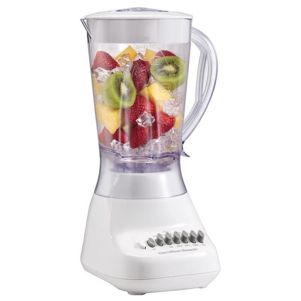 Hamilton Beach Hamilton Beach White Metal/Plastic Blender 56 oz 10 speed - 50166