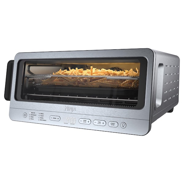 Ninja Metal Black/Silver Toaster Oven w/Air Fry 8 in. H X 17 in. W X 16 in. D - SP151