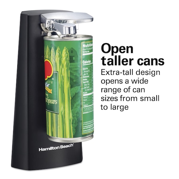 Hamilton Beach Hamilton Beach Black Electric Can Opener Magnetic Lid Holder - 76702