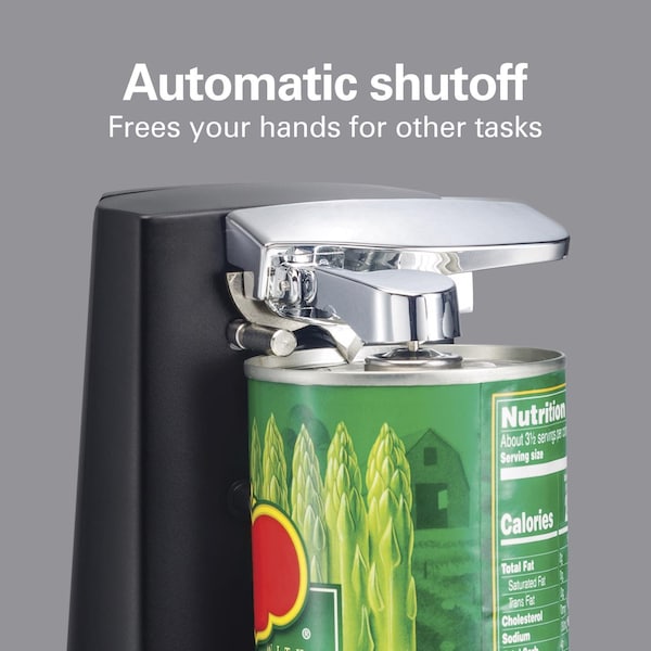 Hamilton Beach Hamilton Beach Black Electric Can Opener Magnetic Lid Holder - 76702