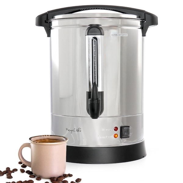 Megachef 100 Cup Stainless Steel Coffee Urn - MC-S100A