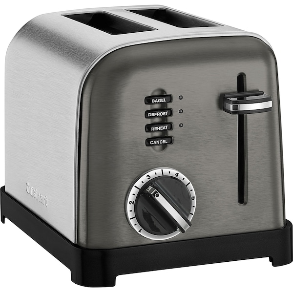 Cuisinart Cuisinart Stainless Steel Silver 2 slot Toaster 8.27 in. H X 8 in. W X 11.26 in. D - CPT-160BKS