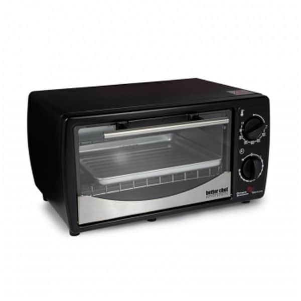 Better Chef Toaster Oven Broiler with Stainless Steel Front- 9 Ltr- Black - IM-256B