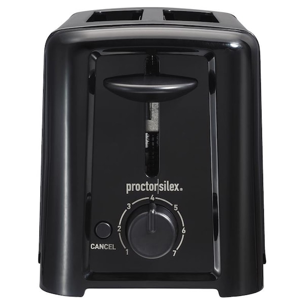Hamilton Beach Hamilton Beach Proctor Silex Plastic Black 2 slot Toaster 6.2 in. H X 5.3 in. W X 10.3 in. D - 22624