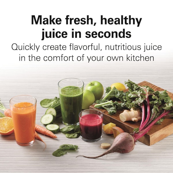 Hamilton Beach Hamilton Beach HealthSmart Black Plastic 12 oz Juice Extractor - 67500