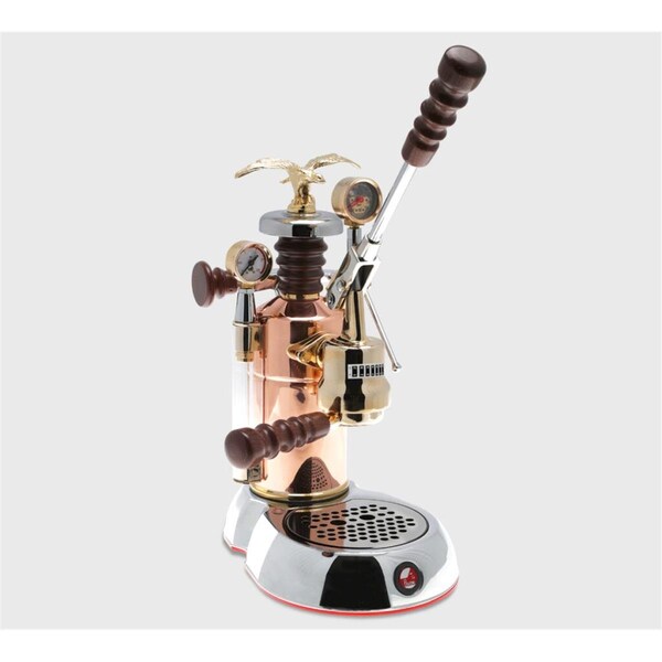 La Pavoni 16 Cup Esperto Edotto Espresso Machine, Chrome - ESPED-16