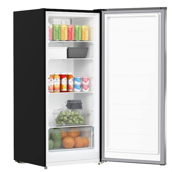 Koolmore 7 Cu. Ft. Garage Ready Convertible Upright Freezer/Refrigerator in Stainless Steel KM-RUF-7S-SS - KM-RUF-7S-SS