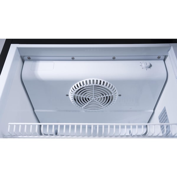 Koolmore 23 in. One Glass Door Commercial Display Merchandiser Refrigerator Cooler in Black, 10 cu. ft. - KM-MDR-1GD-10C