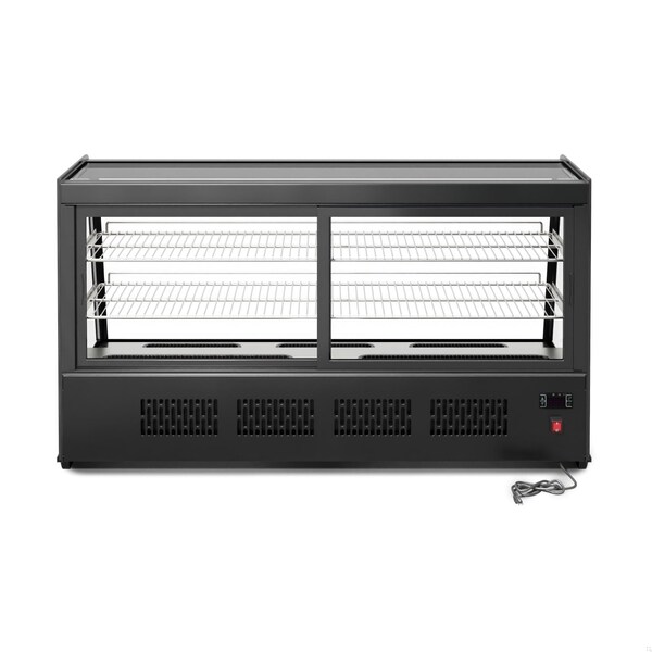 Koolmore 48 in. Countertop Bakery Display Refrigerator in Black, 7 cu. ft. - CDC-7C-BK