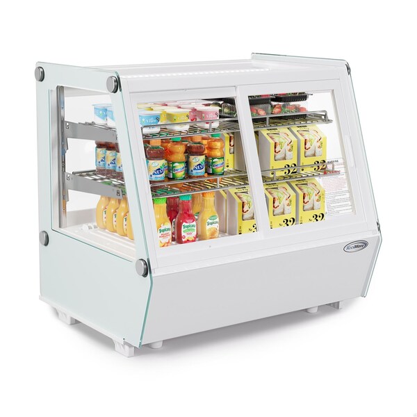 Koolmore 28 in. Self-Service Countertop Display Refrigerator in White - CDC-125-WH