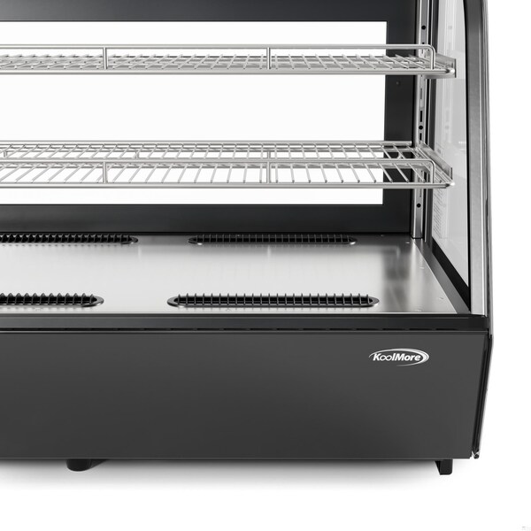 Koolmore 60 in. Countertop Bakery Display Refrigerator in Black, 8 cu. ft. - CDC-8C-BK