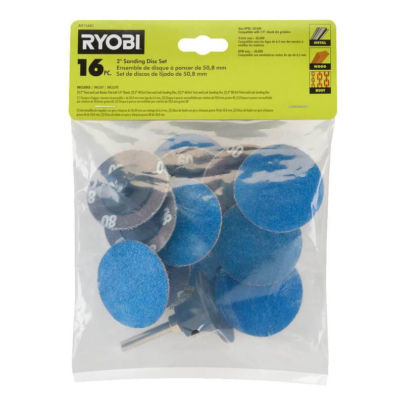 Set de discos de lijar de 2 pulgadas (16 piezas) - A911601