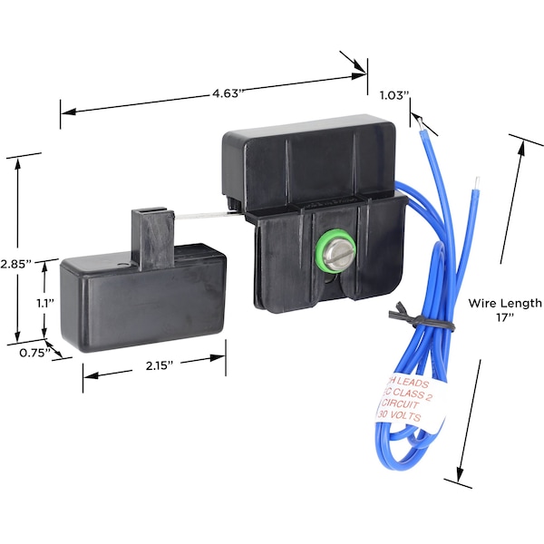 Interruptor de Seguridad Beckett 125-250 VAC con Abrazadera para Taladro (Calificación UR) - 1502UR