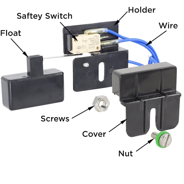 Interruptor de Seguridad Beckett 125-250 VAC con Abrazadera para Taladro (Calificación UR) - 1502UR