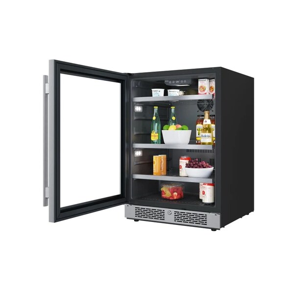 Avallon 24 Inch Wide 140 Can Energy Efficient Beverage Center - ABR242SGLH