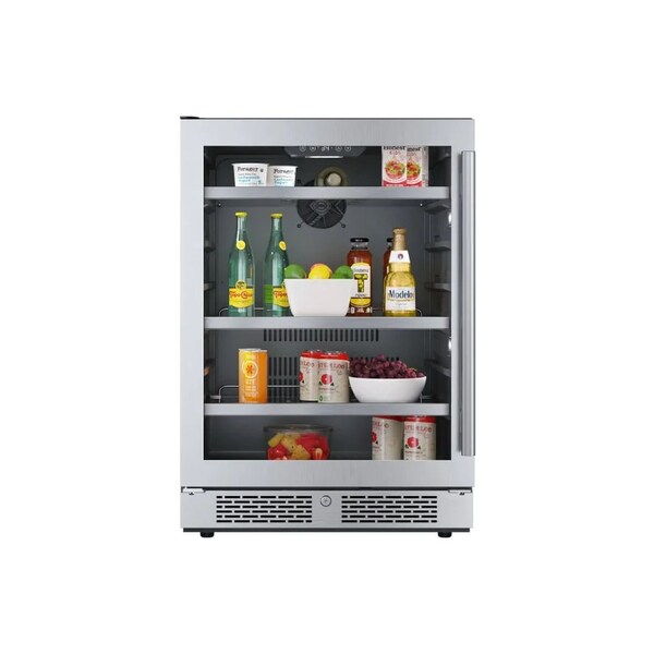 Avallon 24 Inch Wide 140 Can Energy Efficient Beverage Center - ABR242SGLH
