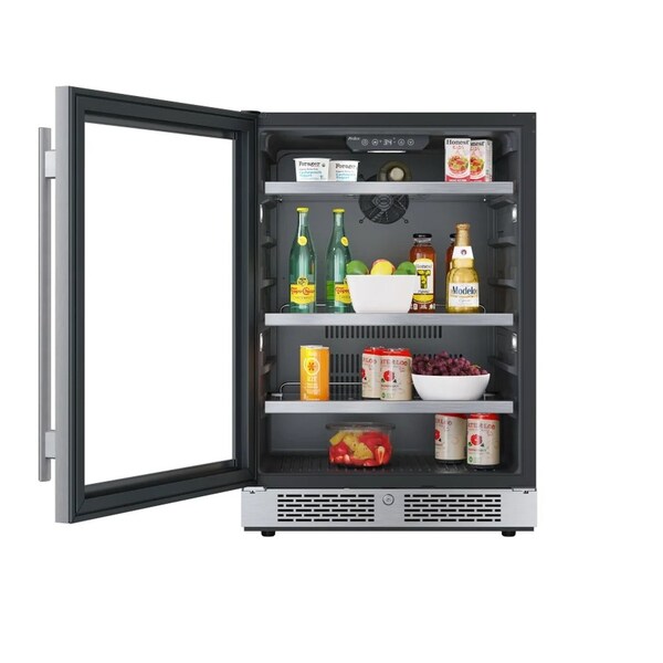 Avallon 24 Inch Wide 140 Can Energy Efficient Beverage Center - ABR242SGLH