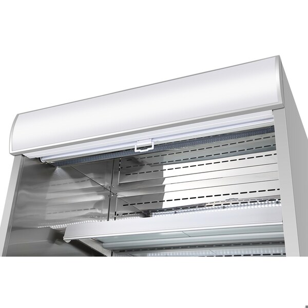 Koolmore 35.5 in. Open-Air Merchandiser Grab and Go Refrigerator, 18 cu. ft. in Stainless Steel - KM-CDA-18C-SS
