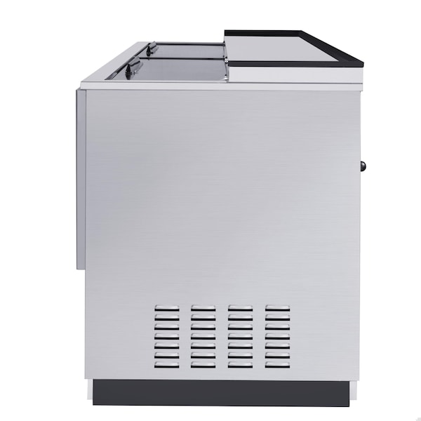 Koolmore 65 in. Commercial Bottle Cooler in Stainless-Steel with Built-In Opener, ETL Listed, 19 cu. ft. - KM-BOC65-SS