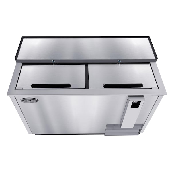 Koolmore 50 in. Commercial Bottle Cooler in Stainless-Steel with Built-In Opener, ETL Listed, 14 cu. ft. - KM-BOC50-SS