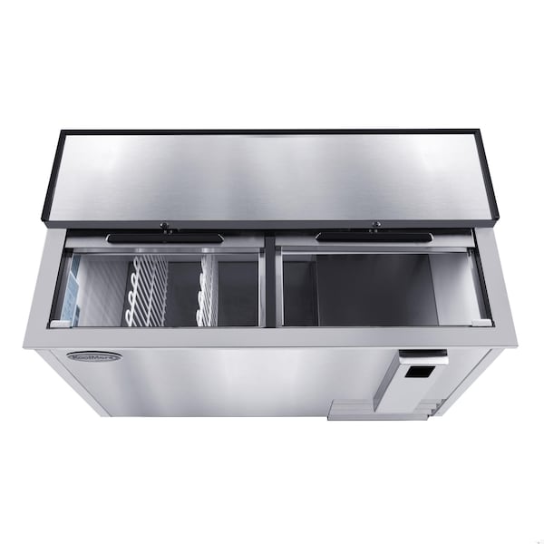 Koolmore 50 in. Commercial Bottle Cooler in Stainless-Steel with Built-In Opener, ETL Listed, 14 cu. ft. - KM-BOC50-SS