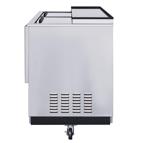 Koolmore 50 in. Commercial Bottle Cooler in Stainless-Steel with Built-In Opener, ETL Listed, 14 cu. ft. - KM-BOC50-SS