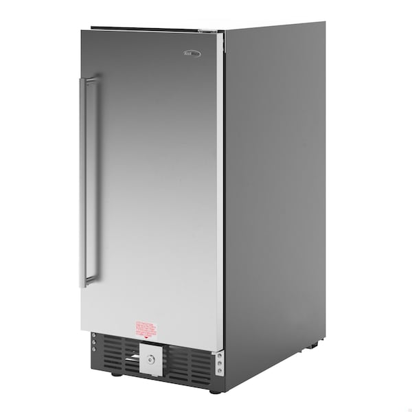 Koolmore 15 in. Small Stainless Steel Built-In Refrigerator and Beverage Cooler, 3 cu. ft. - KM-BIR3C-SS