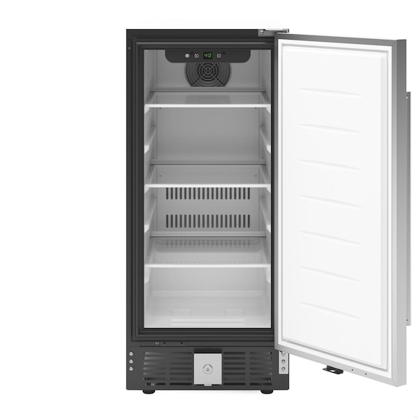 Koolmore 15 in. Small Stainless Steel Built-In Refrigerator and Beverage Cooler, 3 cu. ft. - KM-BIR3C-SS