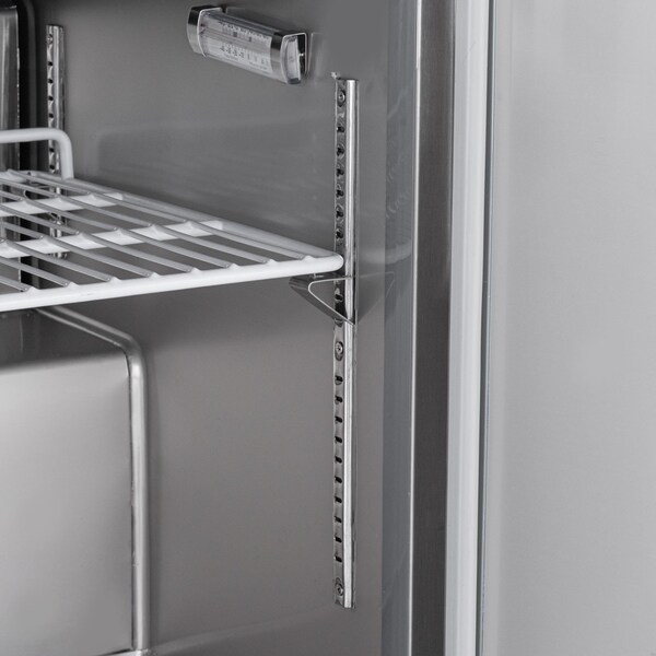 Koolmore 48 in. Commercial Refrigerated Prep Station Cold Table, Refrigerator with 9 Pan Storage - KM-RBT-48C