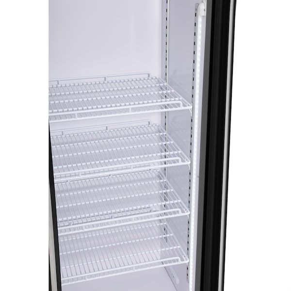 Koolmore 47 in. Commercial 2 Fully Glass Door Merchandiser Refrigerator, 30 Cu. Ft., ETL Listed in Black - KM-MDR-2FGD