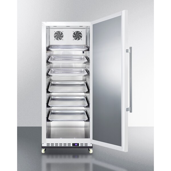 Summit 24" Wide Mini Reach-In All-Refrigerator with Dolly - FFAR12WRI