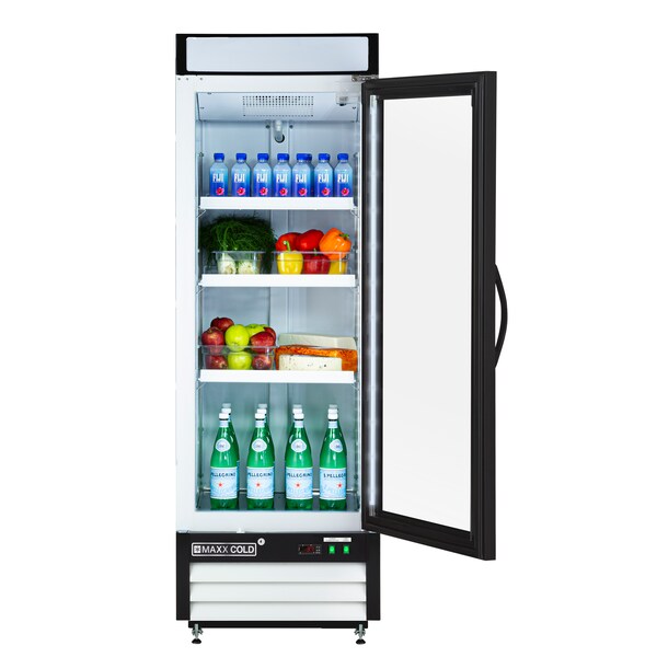 Maxx Cold Refrigerator 16 cu.ft., Single Door, Comm. Merchandiser, White/Glass - MXM1-16R