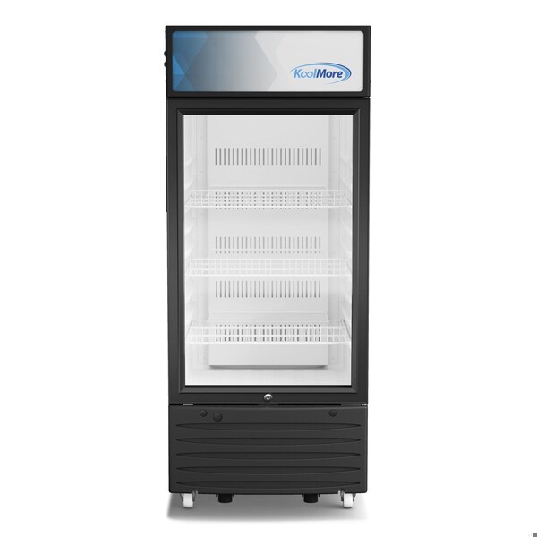 Koolmore 6 cu. ft. One Glass Door Commercial Display Merchandiser Refrigerator KM-MDR-1D-6C - KM-MDR-1D-6C