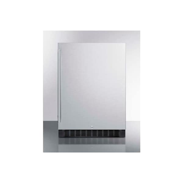 Summit Appliance Div. Summit  ADA Comp Built in Undercounter Refrigerator 4.6 Cu. Ft. Stainless Steel - FF64BCSS