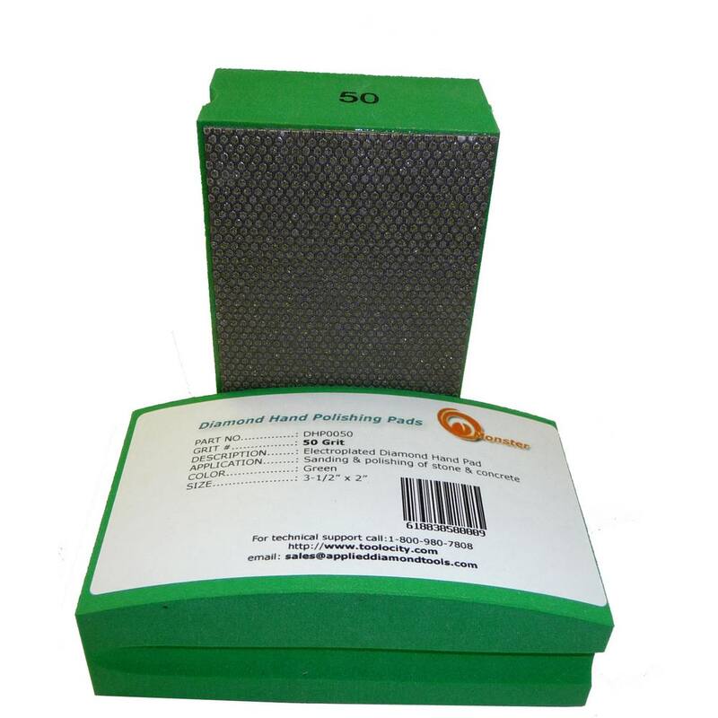 Almohadillas de Pulido a Mano de Diamante de 50 Granos Bloque Type - DHP0050