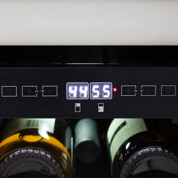 Whynter Seamless Stainless Steel Door Dual Zone Built-in Wine Refrigerator - BWR-171DS