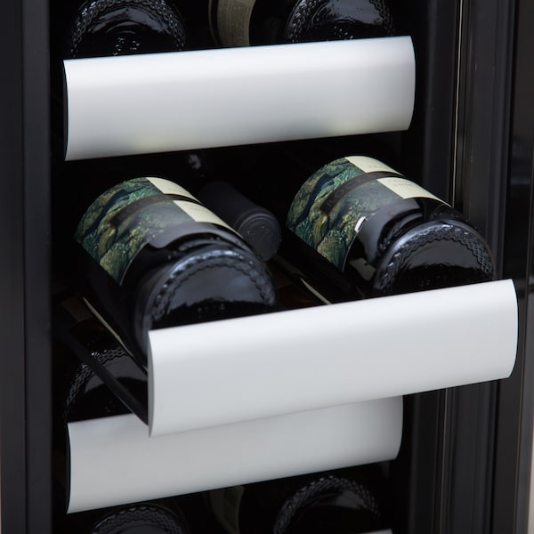 Whynter Seamless Stainless Steel Door Dual Zone Built-in Wine Refrigerator - BWR-171DS