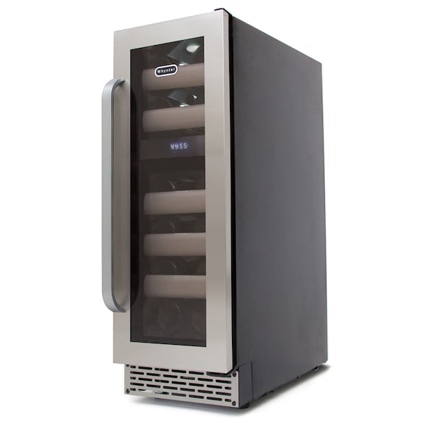 Whynter Seamless Stainless Steel Door Dual Zone Built-in Wine Refrigerator - BWR-171DS
