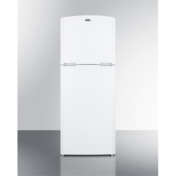 Sharptools 26 in. Wide Top Mount Refrigerator-Freezer, White - SH2485262