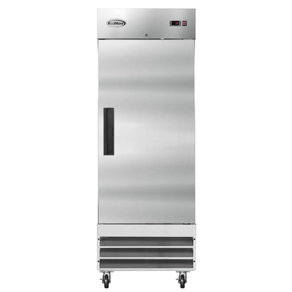 Koolmore 29 in. One Door Commercial Reach-in Refrigerator, 23 cu. ft. in Stainless-Steel RIR-1D-SS - RIR-1D-SS