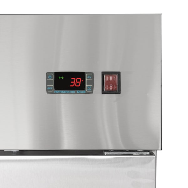 Koolmore 29 in. One Door Commercial Reach-in Refrigerator, 23 cu. ft. in Stainless-Steel RIR-1D-SS - RIR-1D-SS