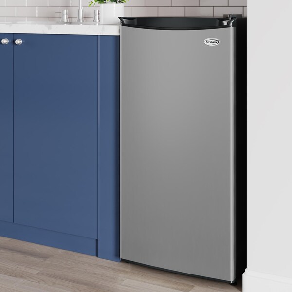 Koolmore 21 in. Convertible Refrigerator/Freezer 4.2 cu. ft. in Silver KM-RUF-42C - KM-RUF-42C