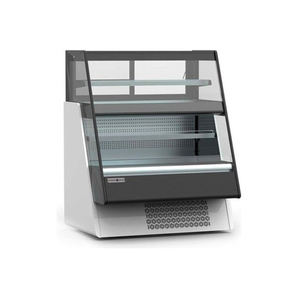 Mvp Group Hydra-Kool Open Display Merchandiser with Over Under Display Case, 48"W x 37-33/64"D x 59-1/4"H - KGL-OU-48-S