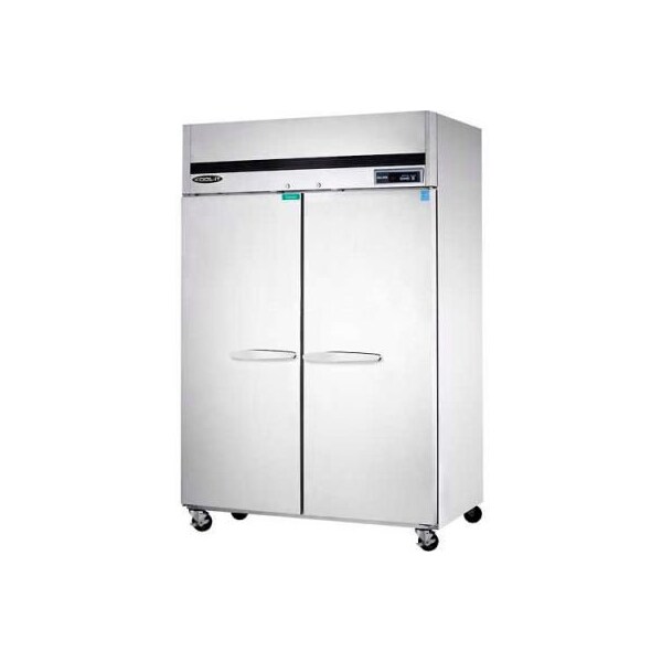 Mvp Group Corporation Kool-It Top Mount Refrigerator - Double Door 44.7 Cu. Ft. Silver - KTSR-2
