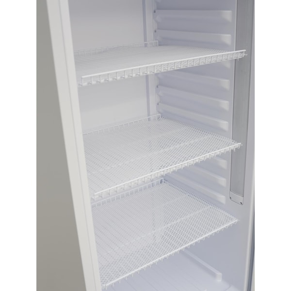 Koolmore 24 in. One-Door Commercial Merchandiser Refrigerator in White, 12 Cu. Ft. KM-MDR-1GD-12CWH - KM-MDR-1GD-12CWH
