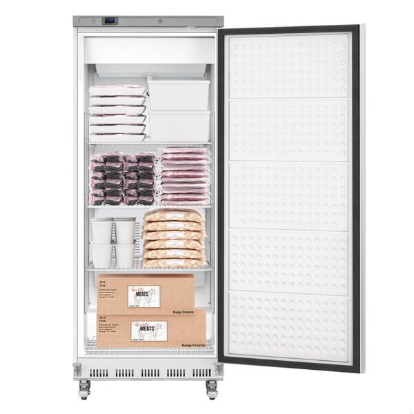 Koolmore 28 in. Commercial One Door Convertible Reach-In Refrigerator/Freezer with 25 Cu. Ft. Capacity White - KM-RIC-1DWH